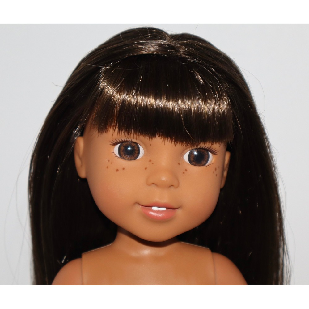 American Girl WellieWishers Ashlyn Doll 15 inch Brown Hair Freckles Brown Eyes